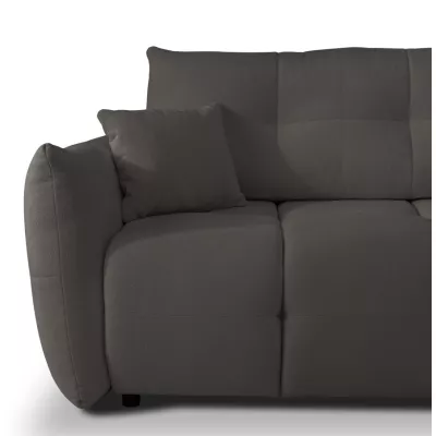 Rohová rozkládací sedací souprava CANMORE - grafitová