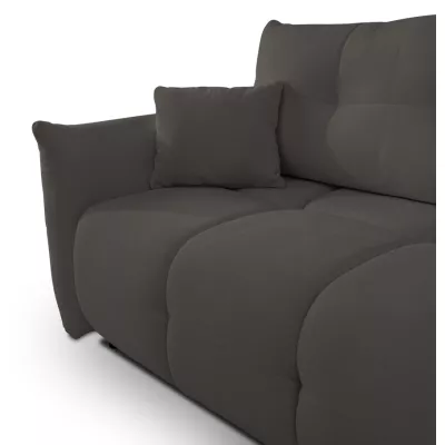 Rohová rozkládací sedací souprava CANMORE - grafitová