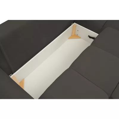 Rohová rozkládací sedací souprava CANMORE - grafitová