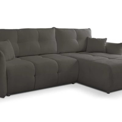 Rohová rozkládací sedací souprava CANMORE - grafitová