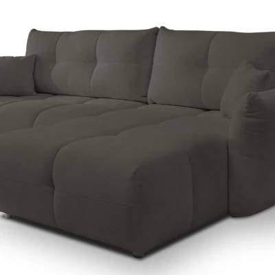 Rohová rozkládací sedací souprava CANMORE - grafitová