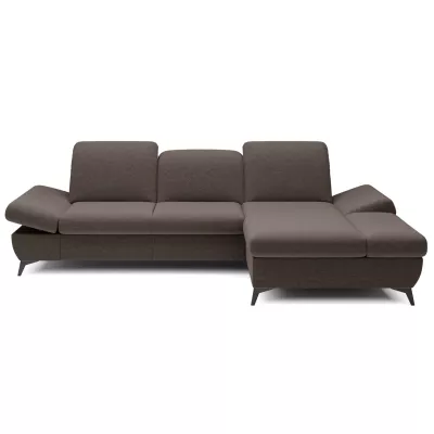 Rohová rozkládací sedací souprava BROCKVILE - šedá 4, pravý roh