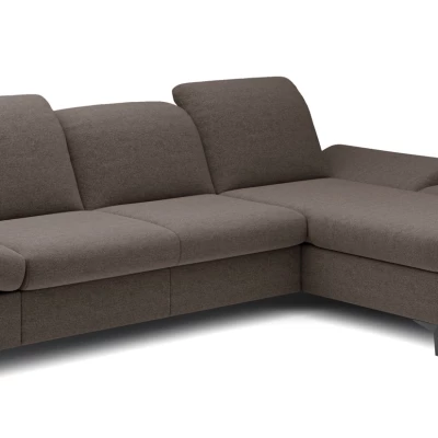 Rohová rozkládací sedací souprava BROCKVILE - šedá 4, pravý roh