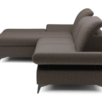 Rohová rozkládací sedací souprava BROCKVILE - šedá 4, levý roh