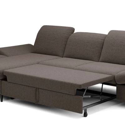 Rohová rozkládací sedací souprava BROCKVILE - šedá 4, levý roh