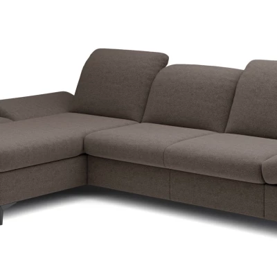 Rohová rozkládací sedací souprava BROCKVILE - šedá 4, levý roh