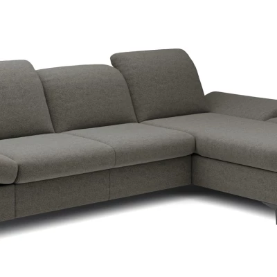 Rohová rozkládací sedací souprava BROCKVILE - tmavá šedá, pravý roh