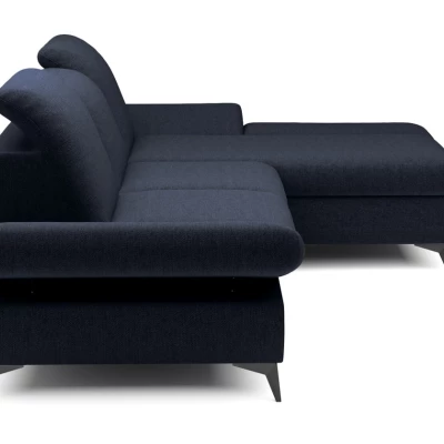 Rohová rozkládací sedací souprava BROCKVILE - námořnická modrá, pravý roh