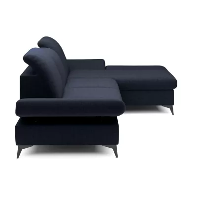 Rohová rozkládací sedací souprava BROCKVILE - námořnická modrá, pravý roh