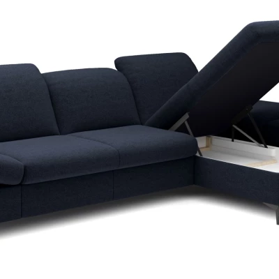Rohová rozkládací sedací souprava BROCKVILE - námořnická modrá, pravý roh