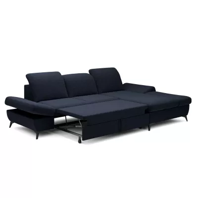 Rohová rozkládací sedací souprava BROCKVILE - námořnická modrá, pravý roh