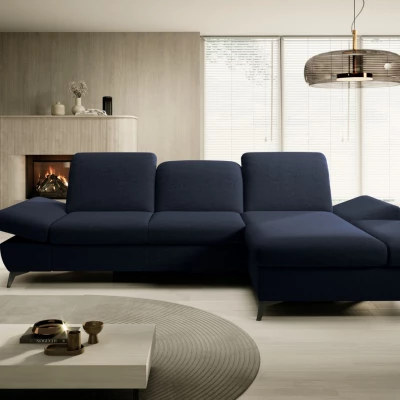 Rohová rozkládací sedací souprava BROCKVILE - námořnická modrá, pravý roh