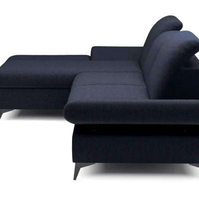 Rohová rozkládací sedací souprava BROCKVILE - námořnická modrá, levý roh