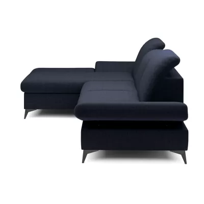 Rohová rozkládací sedací souprava BROCKVILE - námořnická modrá, levý roh