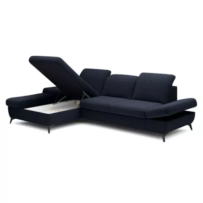 Rohová rozkládací sedací souprava BROCKVILE - námořnická modrá, levý roh