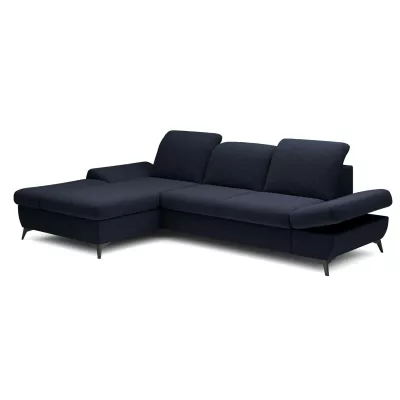 Rohová rozkládací sedací souprava BROCKVILE - námořnická modrá, levý roh