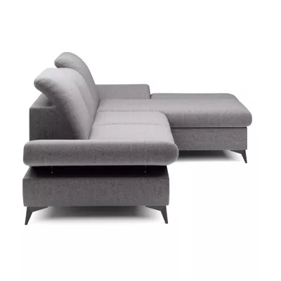 Rohová rozkládací sedací souprava BROCKVILE - šedá 3, pravý roh