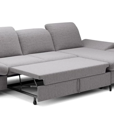 Rohová rozkládací sedací souprava BROCKVILE - šedá 3, pravý roh