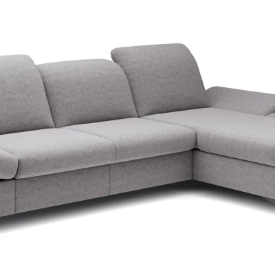 Rohová rozkládací sedací souprava BROCKVILE - šedá 3, pravý roh