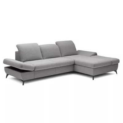 Rohová rozkládací sedací souprava BROCKVILE - šedá 3, pravý roh