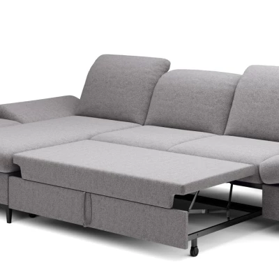 Rohová rozkládací sedací souprava BROCKVILE - šedá 3, levý roh