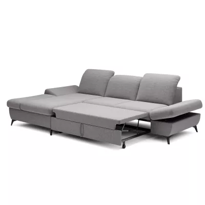 Rohová rozkládací sedací souprava BROCKVILE - šedá 3, levý roh