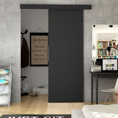 Interiérové posuvné dveře ILAS I. černé