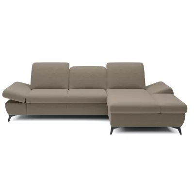 Rohová rozkládací sedací souprava BROCKVILE - šedá 2, pravý roh