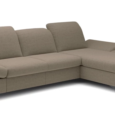 Rohová rozkládací sedací souprava BROCKVILE - šedá 2, pravý roh