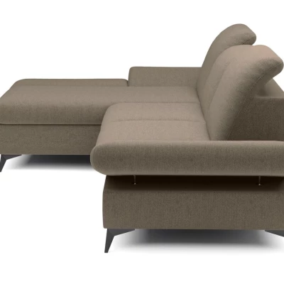 Rohová rozkládací sedací souprava BROCKVILE - šedá 2, levý roh