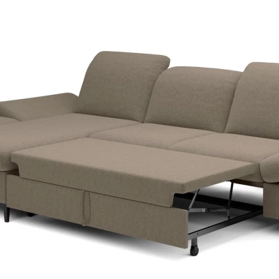 Rohová rozkládací sedací souprava BROCKVILE - šedá 2, levý roh