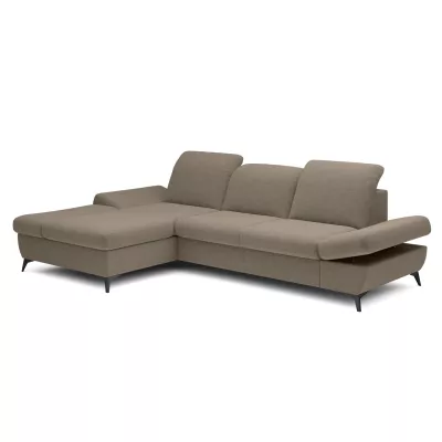 Rohová rozkládací sedací souprava BROCKVILE - šedá 2, levý roh