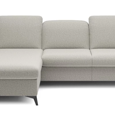 Rohová rozkládací sedací souprava BROCKVILE - béžovošedá, levý roh