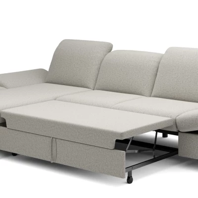 Rohová rozkládací sedací souprava BROCKVILE - béžovošedá, levý roh