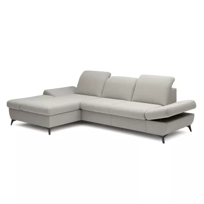 Rohová rozkládací sedací souprava BROCKVILE - béžovošedá, levý roh