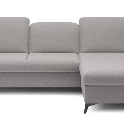 Rohová rozkládací sedací souprava BROCKVILE - šedobéžová, pravý roh