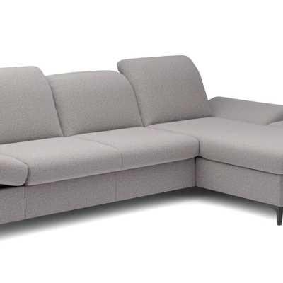 Rohová rozkládací sedací souprava BROCKVILE - šedobéžová, pravý roh