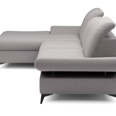 Rohová rozkládací sedací souprava BROCKVILE - šedobéžová, levý roh