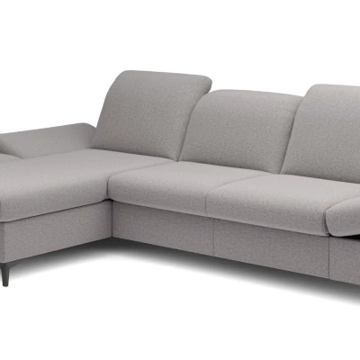 Rohová rozkládací sedací souprava BROCKVILE - šedobéžová, levý roh