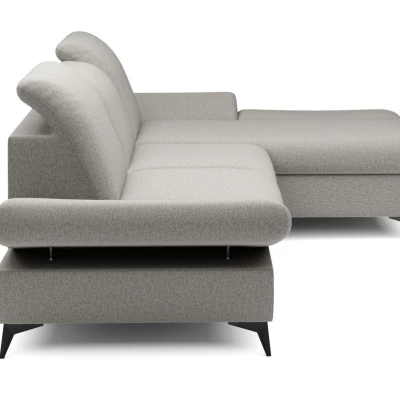 Rohová rozkládací sedací souprava BROCKVILE - béžová, pravý roh