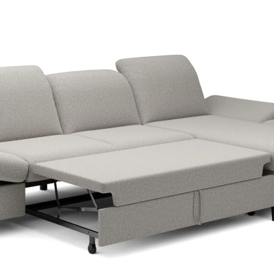 Rohová rozkládací sedací souprava BROCKVILE - béžová, pravý roh