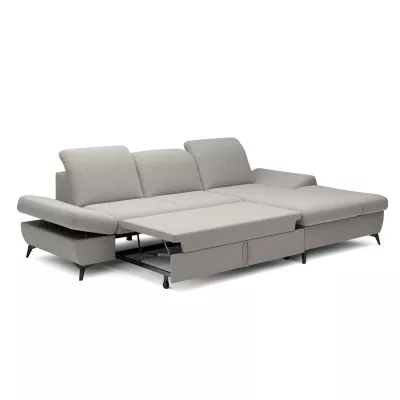 Rohová rozkládací sedací souprava BROCKVILE - béžová, pravý roh