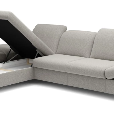 Rohová rozkládací sedací souprava BROCKVILE - béžová, levý roh