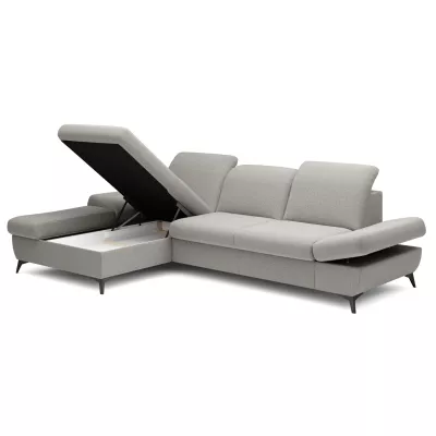 Rohová rozkládací sedací souprava BROCKVILE - béžová, levý roh