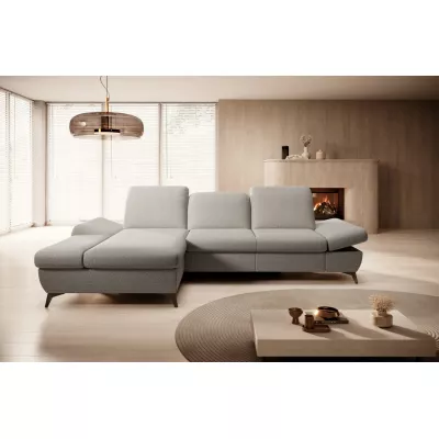 Rohová rozkládací sedací souprava BROCKVILE - béžová, levý roh