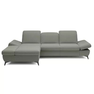 Rohová rozkládací sedací souprava BROCKVILE - ocelová šedá, levý roh