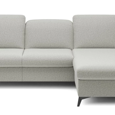 Rohová rozkládací sedací souprava BROCKVILE - světlá šedá, pravý roh