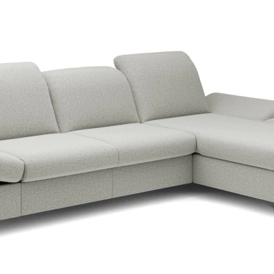 Rohová rozkládací sedací souprava BROCKVILE - světlá šedá, pravý roh