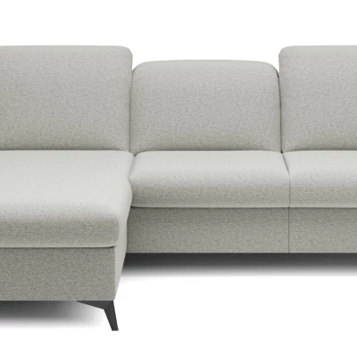 Rohová rozkládací sedací souprava BROCKVILE - světlá šedá, levý roh