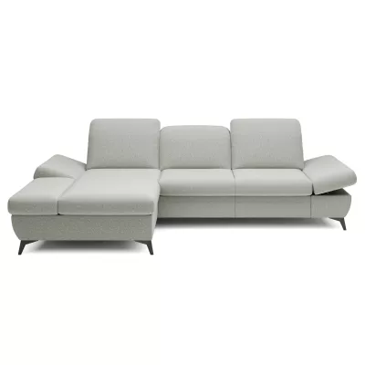 Rohová rozkládací sedací souprava BROCKVILE - světlá šedá, levý roh